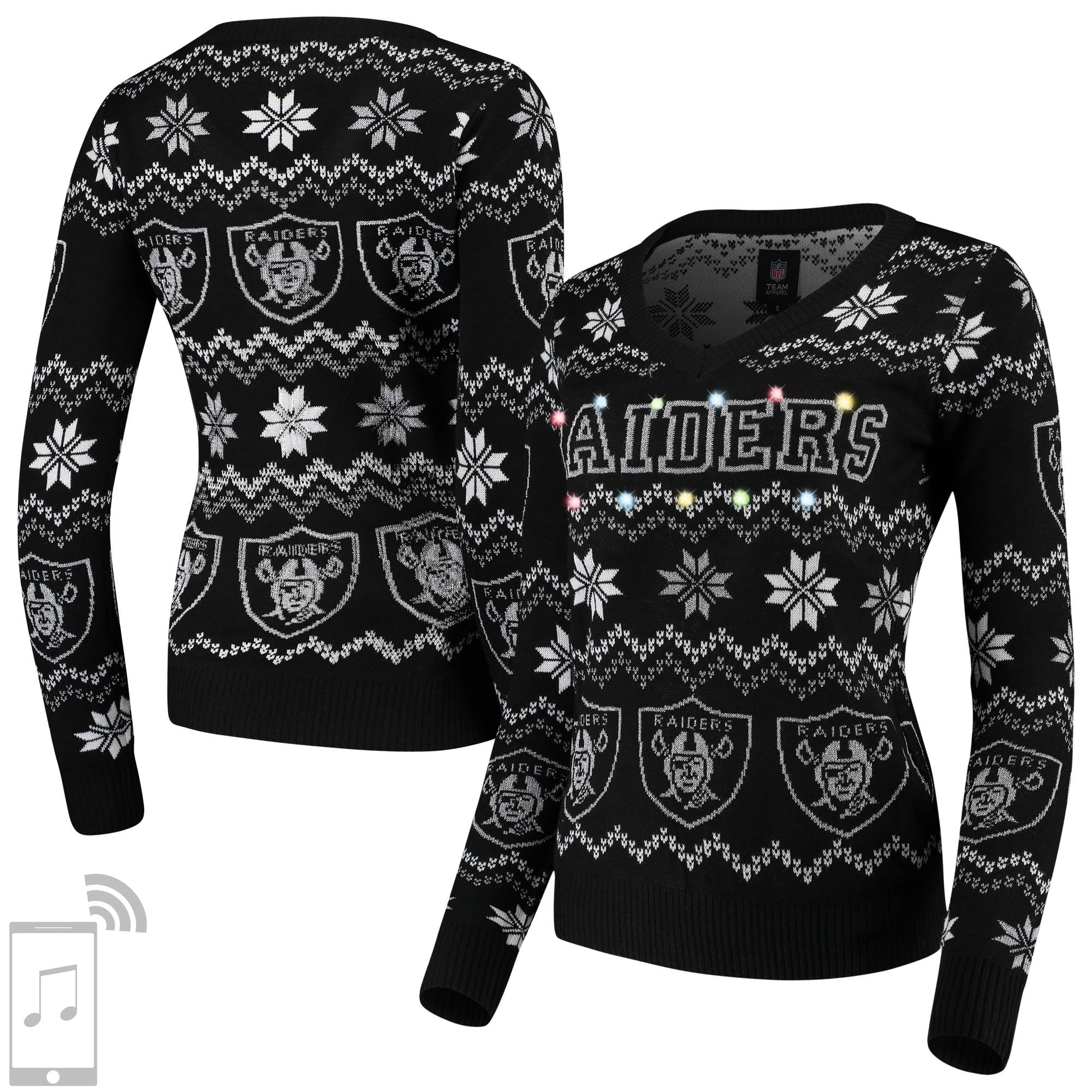 raiders women's sweater