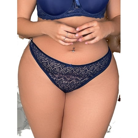

Plain Sets Plus Size Panties Women s Multicolor