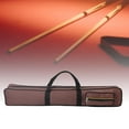 thumbnail image 4 of GARENDE Billiards Pool Bag with Divider Lightweight Pool Cue Carry Bag 1/2 Jointed 32.68inchx5.51inchx2.76inch Coffee, 4 of 8