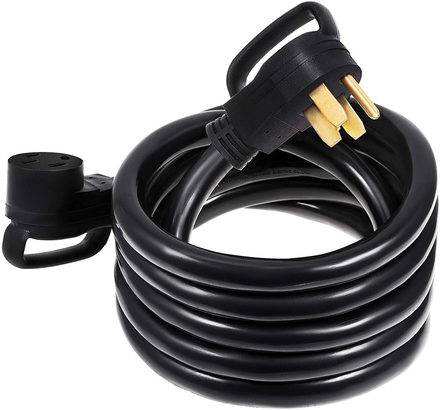 VEVOR 15 Foot 50 Amp RV Extension Cord Power Supply Cable 6 AWG for