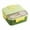 Green, variant on ZestqaQ Leak Proof Bento Lunch Box, Microwaveable Lunch Containers, Multi Compartment Meal Prep, Easy Carry Lunchbox For Adults, Food Grade Plastic Lunch Box