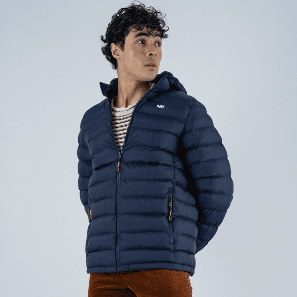 Chamarra Acolchada Impermeable Para Hombre Color Azul Talla Extra Grande Bodega Aurrera en linea