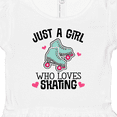 thumbnail image 4 of Inktastic Just A Girl Who Loves Skating Girls Baby Dress, 4 of 5