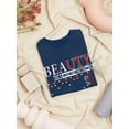 thumbnail image 3 of Beauty Extra Time Banner Shaped T-Shirt Women -Image by Shutterstock, Female Large, 3 of 4