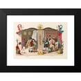 thumbnail image 2 of B. Allent 14x11 Black Modern Framed Museum Art Print Titled - French Gallery (1825), 2 of 5