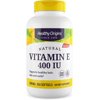 Healthy Origins Vitamin E 400 IU (Natural, Non-GMO, Gluten Free, Skin Support, Cardiovascular Support), 360 Softgels
