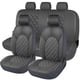 thumbnail image 1 of Fundas para Asientos de Auto CAROMOP de Cuero PU Impermeables Juego Completo, 1 of 9
