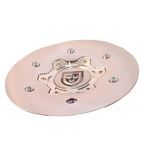 Lexani Wheels Custom Center Cap Chrome (Set of 2) # 654C01 S807-10-08 C-189-5 LX-2 24" 26"