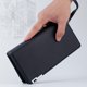 thumbnail image 4 of Cartera de cuero para hombre, pequeña, de gran capacidad, con múltiples tarjetas y cremallera, multifuncional, larga, 4 of 5