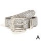 thumbnail image 4 of Cinturón de diamantes de imitación brillantes para mujer: accesorio de PU ajustable y glamoroso para toda ocasión., 4 of 5
