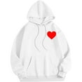 thumbnail image 6 of WENWU Womens Sweatshirt Hoodies Long Sleeve Womens Pullover Baggy Hoodies White Sweatshirts Womens Fall Outfits Women’S Clothing, 6 of 7