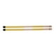 thumbnail image 2 of Baquetas de madera Baquetas Mango de goma Cepillos para piezas de tambor Amarillo perfke Drum Sticks Brushes, 2 of 7