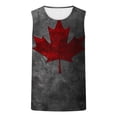 thumbnail image 2 of Hombres Moda Casual sin Mangas Impresión Suéter Cuello Redondo Tanque Deportivo, 2 of 4