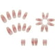 thumbnail image 3 of 24 piezas de cristales de hielo rosados, diamantes translúcidos, empalme de amor, uñas para llevar, diamantes brillantes, uñas cortas, uñas de gel, uñas de ballet, placas para uñas, uñas postizas, 3 of 5