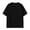 Black, variant on Men's Big and Tall T Shirts, V-Neck Short Sleeve Tee, Soft Polyester Fabric for Casual Comfort