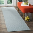 thumbnail image 3 of SAFAVIEH Montauk Terrence Geometric Diamond Cotton Area Rug, Ivory/Light Blue, 3' x 5', 3 of 10