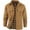 #Yellow, variant on DPTALR George Men's Casual Solid Color Button Pocket Denim Long Sleeve Outwear Jacket,Brown Big and Tall Men M