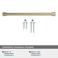 thumbnail image 5 of Amerock Faircrest 10-1/16 inch (256mm) Center-to-Center Golden Champagne Cabinet Pull, 5 of 7