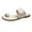 Beige, variant on Women's Flats Sandals Summer Gladiator Bohemian Beaded Dress Shoes Comfortable Open Toe Elastic Ankle Strap Slip On Sandal