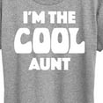 thumbnail image 3 of Instant Message - I'm The Cool Aunt - Women's Short Sleeve Graphic T-Shirt, 3 of 6