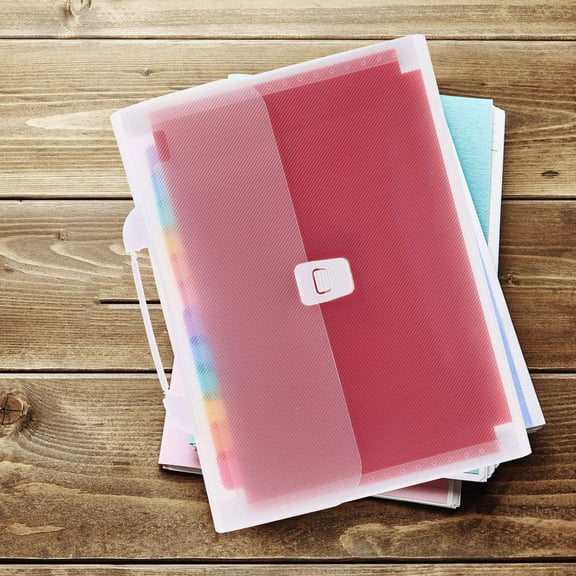 FRCOLOR Accordion File Binder Organization Paper Organizer Folder Office