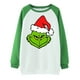 thumbnail image 3 of Sudadera navideña para mujer Sudadera holgada con cuello redondo Ropa deportiva Ygjytge Verde T L para Mujer, 3 of 7