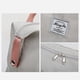 thumbnail image 4 of Bolsa de hombro plegable Ehuebsd Oxford gran capacidad gris rosa, 4 of 9