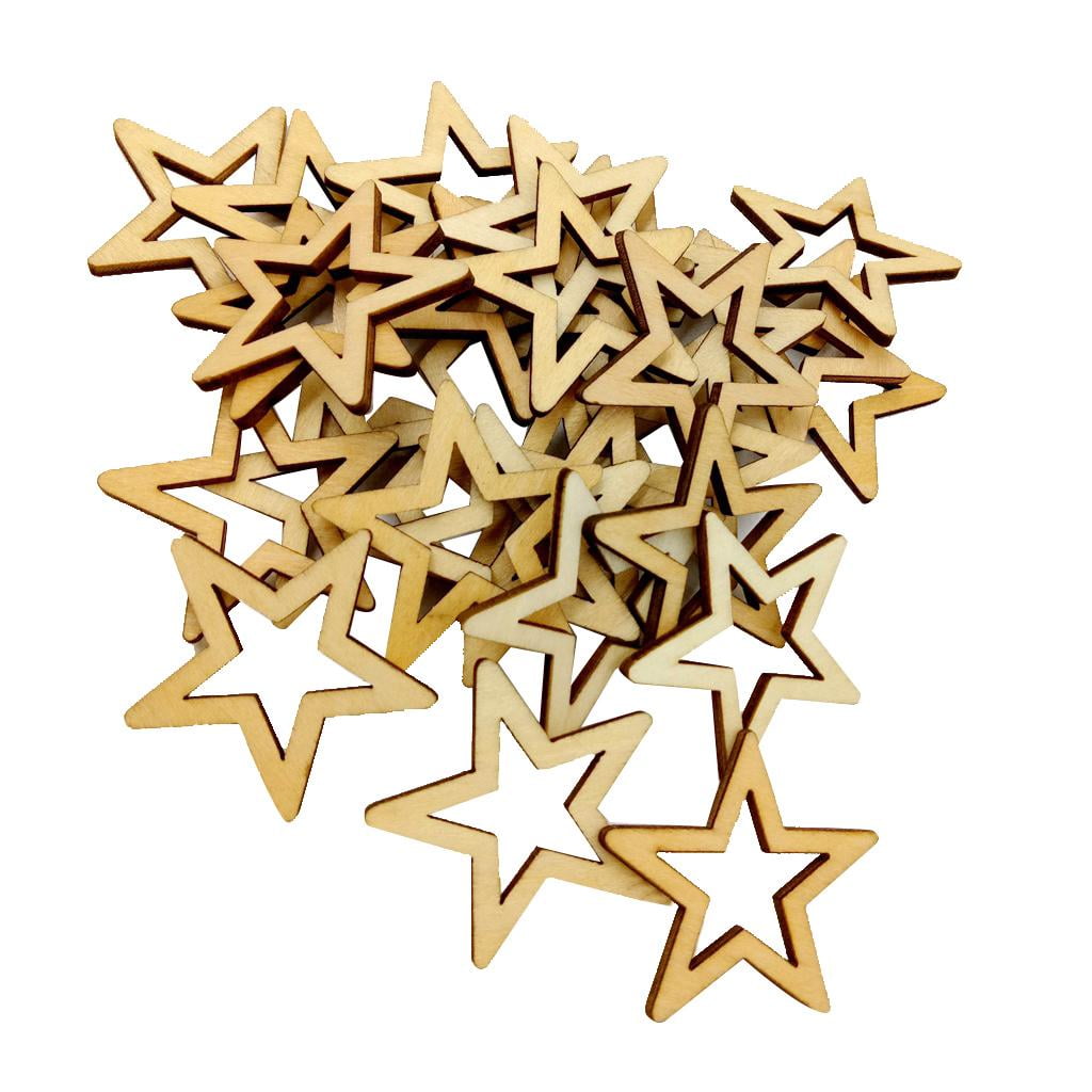 Good Wood by Leisure Arts Shape Star Birch 11.5 x 11 x 0.5, Wooden  Shapes, Wood Shapes, Wooden Shapes Wall Decor, Large Wooden Shapes, Small  Wooden