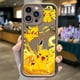 thumbnail image 5 of Funda de teléfono de dibujos animados Pokémon Pikachu para iPhone 16, 15, 14, 13, 12, 11 Pro Max, 16, 15, 14, 8, 7 Plus, X, XS Max, 8, 7, cubierta de silicona a prueba de golpes, 5 of 5