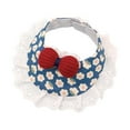thumbnail image 2 of SPRING PARK Dog Bandanas Ruffled Hem Decorative Pets Printing Bibs Summer Pets Bandana Scarf for Pet Costume, 2 of 7