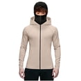 thumbnail image 1 of Chaqueta deportiva de invierno para niños, de color liso, de manga larga, con capucha, informal, con cremallera y bolsillos, de poliéster., 1 of 6