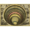 thumbnail image 2 of Cellarius, Andreas 32x25 Black Ornate Wood Framed with Double Matting Museum Art Print Titled - Maps of the Heavens: Corprum Coelestium, 2 of 4