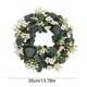 thumbnail image 3 of Anillo De Plástico Para Colgar Guirnalda de plantas artificiales blancas para decoración de bodas y el hogar, ideal para fondos y fiestas (1 unidad) JASKFLY, 3 of 8