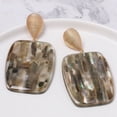 thumbnail image 2 of 51953 Pendientes tipo botón de resina acrílica para mujer, accesorio de joyería femenina, 2 of 6