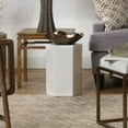 thumbnail image 6 of Jamie Young Co Porto Indoor/Outdoor Transitional Ceramic Side Table in White, 6 of 6
