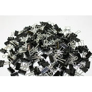 PowerTRC Small Binder 3/4" Clips, Black, 12 Boxes of 1 Dozen Each (144 Total)