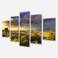 thumbnail image 2 of Florence Sunset Aerial View - Landscape Canvas Art Print, 2 of 3