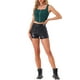 thumbnail image 2 of INSPIRAR CHIC Top de Mujer Cuello Cuadrado Dobladillo Asimétrico Con Cremallera Corset Verde M, 2 of 5