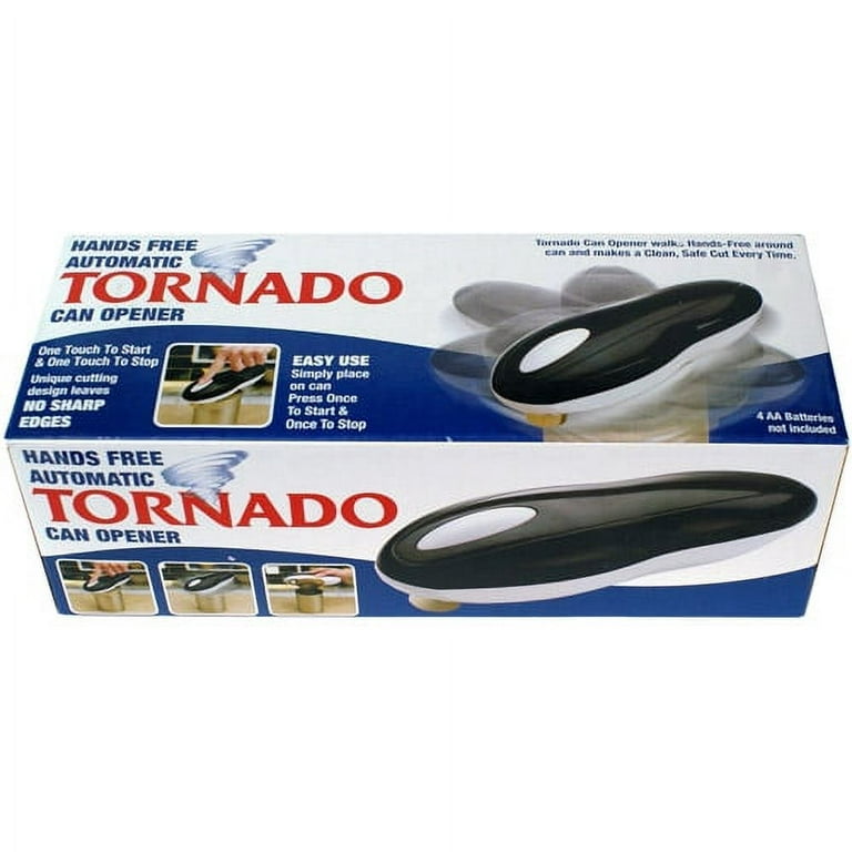 Tornado Can Opener, Hands Free and Automatic, One Touch to Start