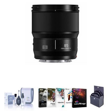 UPC: 0192223194809 | LUMIX S Series 85mm f/1.8 Lens for Leica L  Bundle with ProOptic 67mm Filter Kit  PC Software Kit  Cleaning Kit