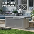 thumbnail image 2 of Rubbermaid Deck Box, Extra Large, 134 Gallon, Light Grey, 2 of 6