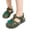 Green, variant on Viluyesy Boys Girls Jelly Sandals Closed Toe Hook Loop Strap Dinosaur Cartoon Summer Water Beach Shoes for Kids Green Size 5-6 Years