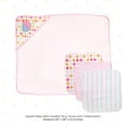 thumbnail image 5 of Spasilk Bath 1 Hooded Terry Towel & 3 Washcloths Set for Babies, 5 of 7