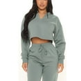 thumbnail image 6 of up to 60% off Gifts Usmixi Womens 2 Piece Tracksuit Casual Sports Sweatsuit Outfits Winter Long Sleeve Pullover Sweatshirt and Drawstring Jogger Pants Lounge Set under $5, 6 of 7