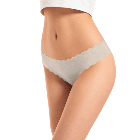 Fulorrnie Underwear for Women Seamless Briefs Comfort High Waisted Panty Sport Stretchable Banded Waist Breathable Panties Light Green XL