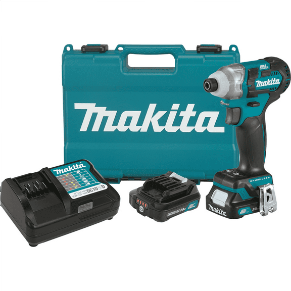 Makita 12V CXT 2.0 Ah Brushless Cordless Imp Driver Kit
