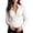 White, variant on StSilkitty Button down Shirts for Women Solid Color Long Sleeve Collared Blouses Lightweight Dressy Casual Tops
