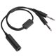 thumbnail image 5 of Adaptador de Cable U174 Spptty Macho-Hembra para Auriculares de Aviación General, 5 of 7