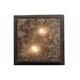 thumbnail image 7 of Meyda Tiffany 83099 Hyde Park Hill Top 2 Light 14" Wide Flush Mount Square Ceiling Fixture, 7 of 7