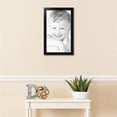 thumbnail image 3 of ArtToFrames 13" x 22" Satin Black Double Step Lip Picture Frame, 13x22 inch Black Wood Poster Frame (WOM-1418), 3 of 7